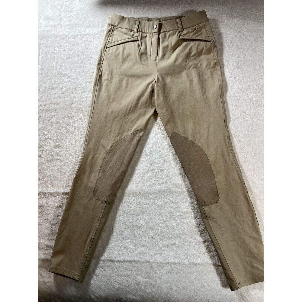 Ariat Performer Riding Pants Sz 28L Tan Equestrian Cowgirl‎ Western Breechs